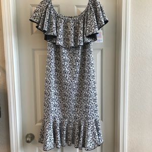 Black and White LuLaRoe CICI dress